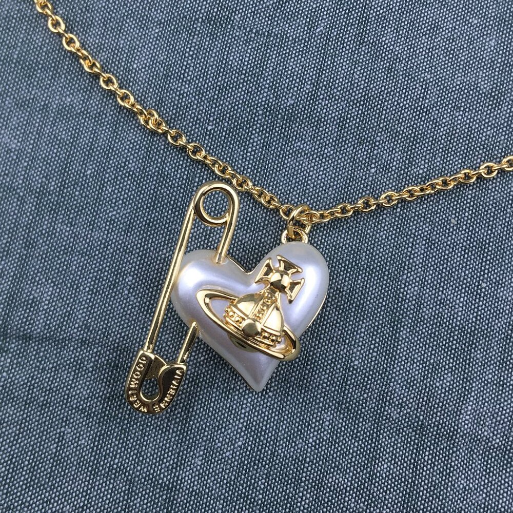 NWT Vivienne Westwood ORIETTA PENDANT NECKLACE - Picture 3 of 11